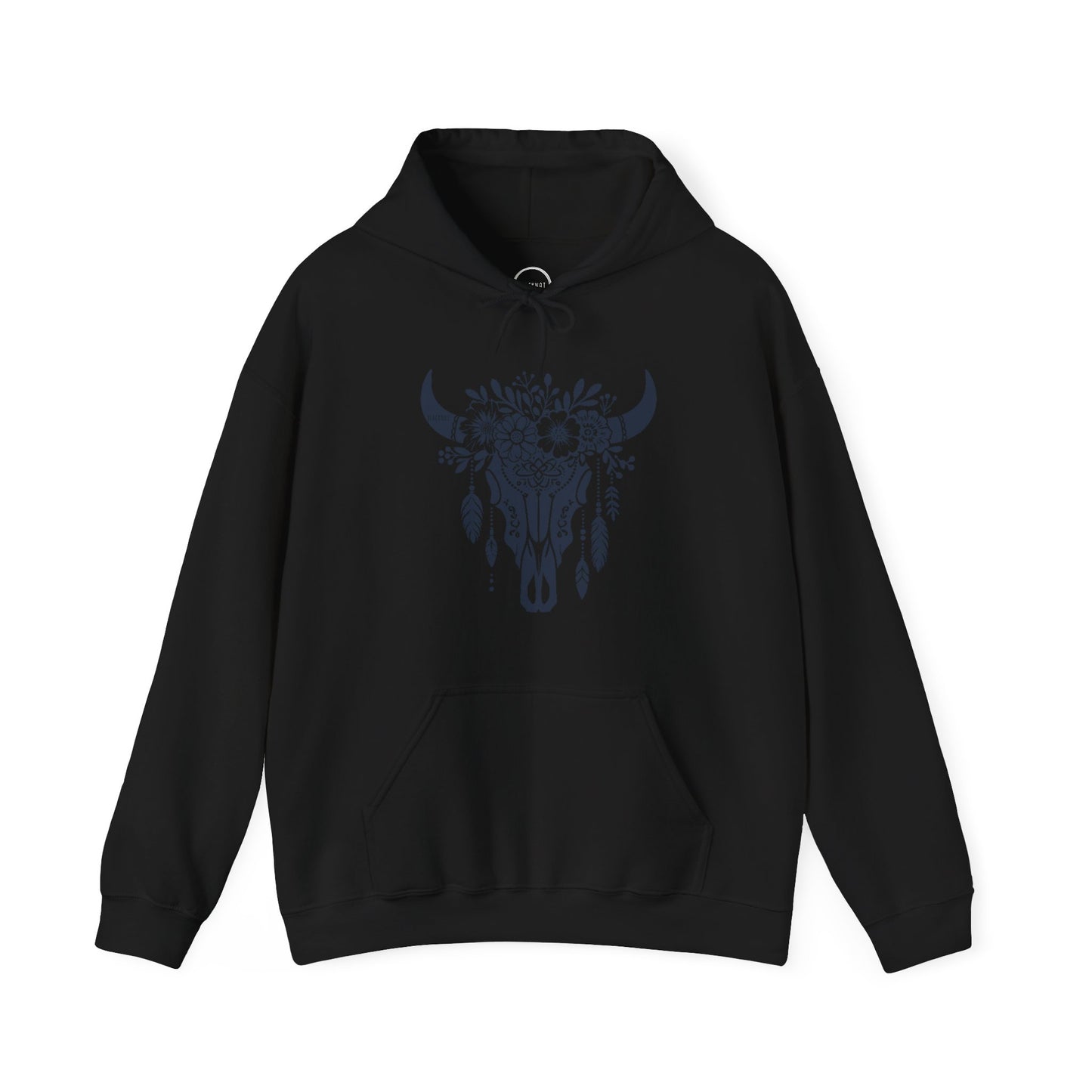 Cow floral skulls Heavy Blend™ Hooded Sweatshirt