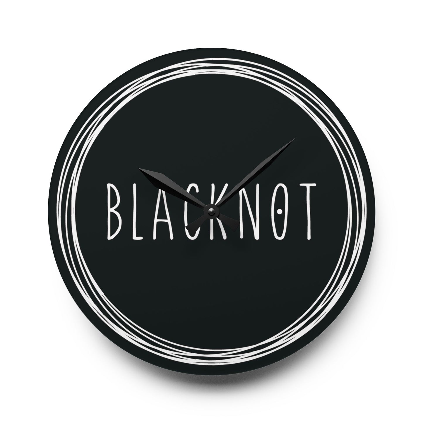 Blacknot Acrylic Wall Clock