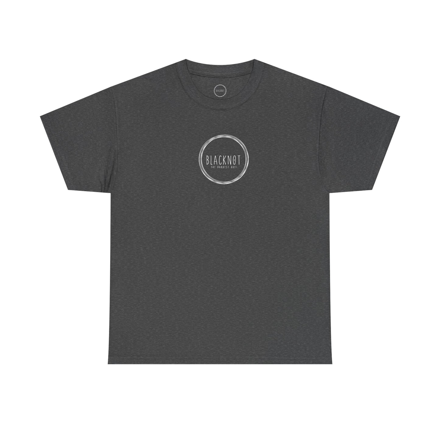 White logo Blacknot tee Heavy Cotton