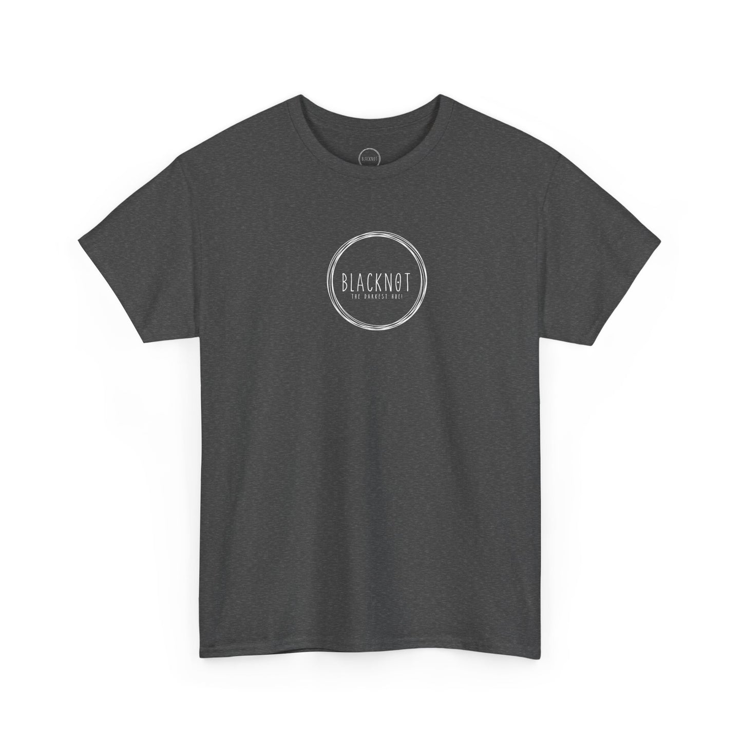 White logo Blacknot tee Heavy Cotton