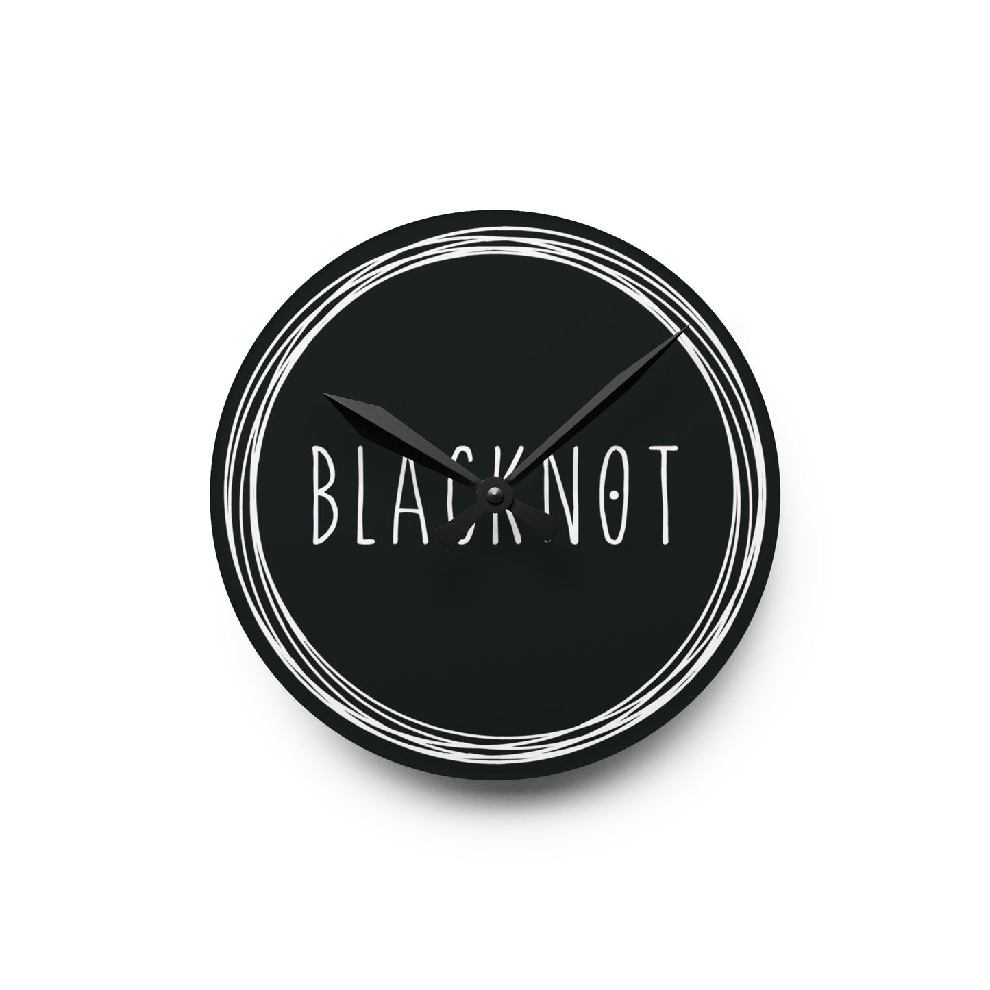Blacknot Acrylic Wall Clock