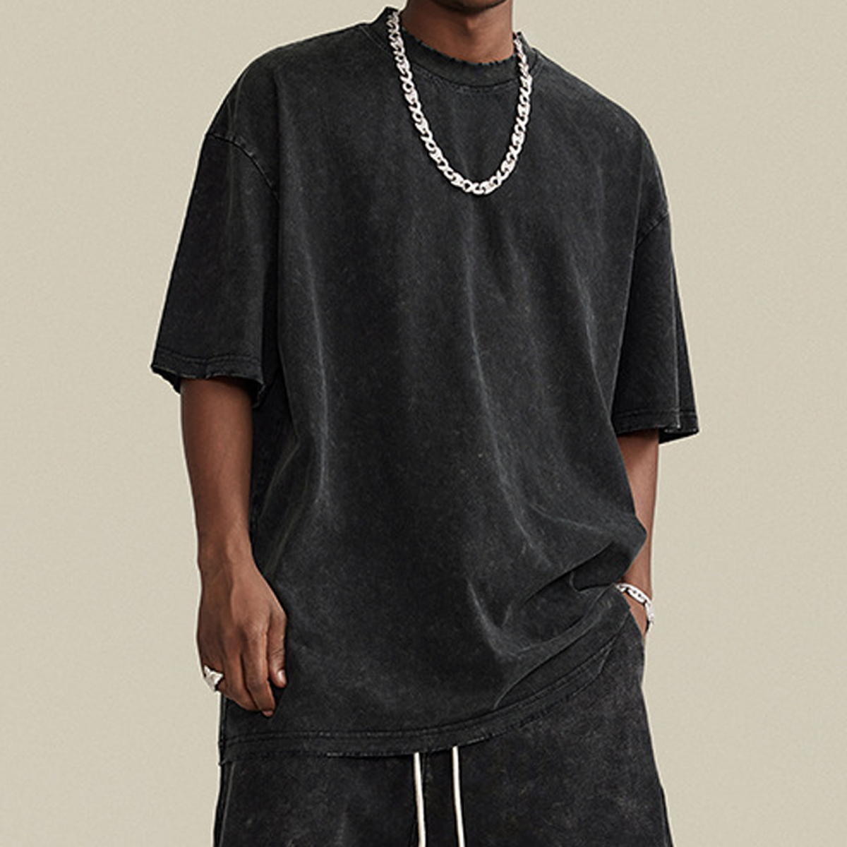 Blacknot Oversized Snow Wash T-shirt
