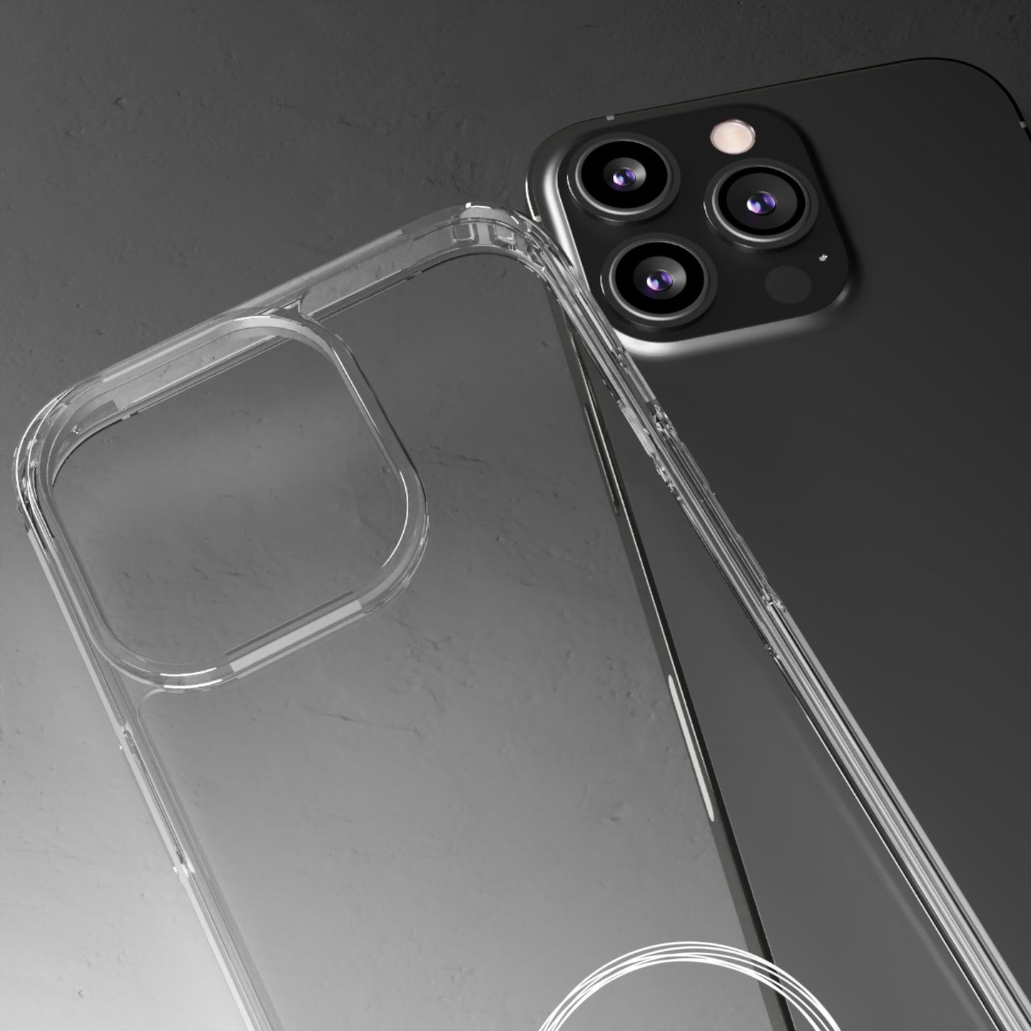 Blacknot White Logo Clear Cases