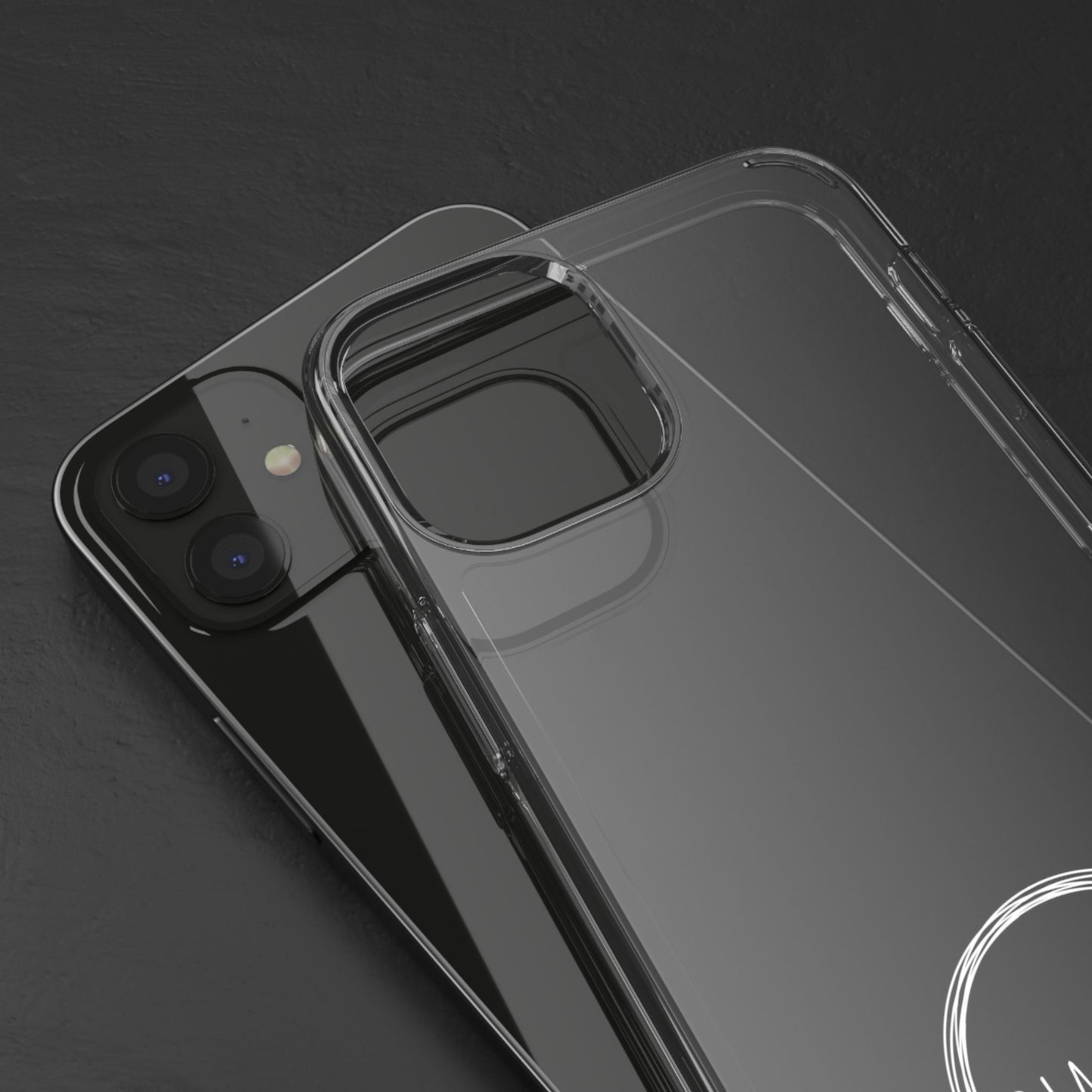 Blacknot White Logo Clear Cases