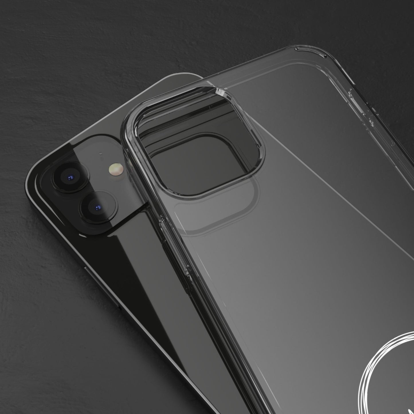 Blacknot White Logo Clear Cases