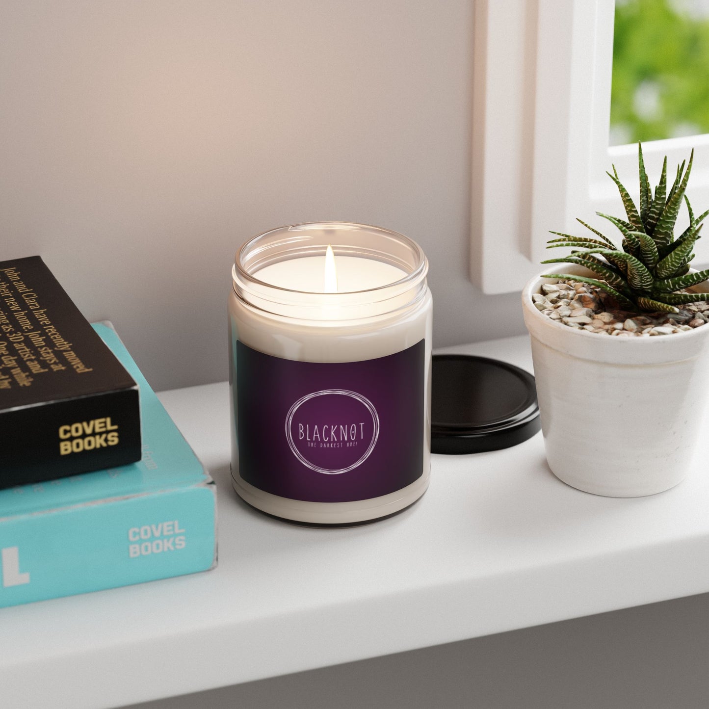 Blacknot Unscented Soy Candle, 9oz