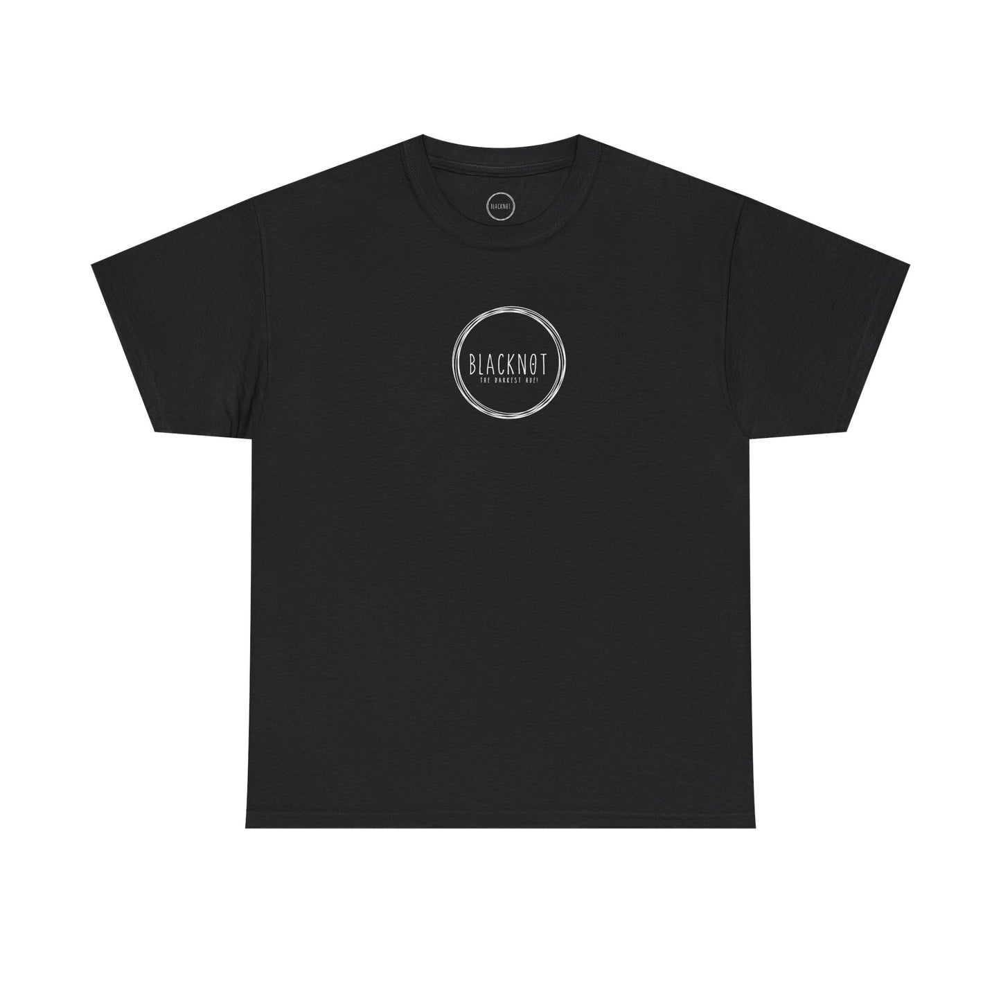 White logo Blacknot tee Heavy Cotton