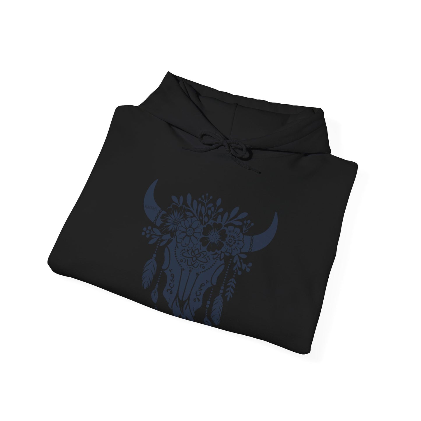 Cow floral skulls Heavy Blend™ Hooded Sweatshirt