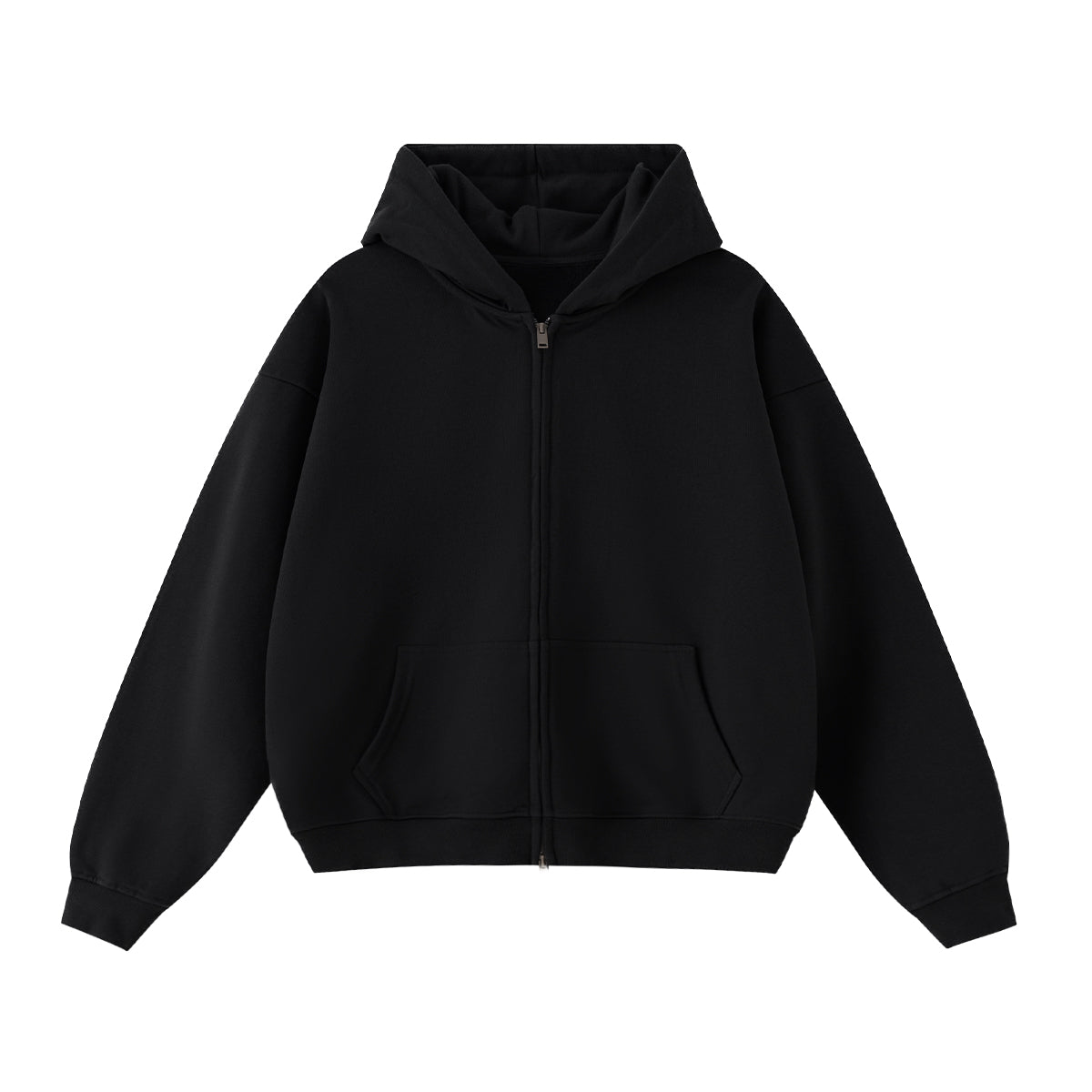 Blacknot Heavyweight Double-Zip Hoodie – BLACKNOT