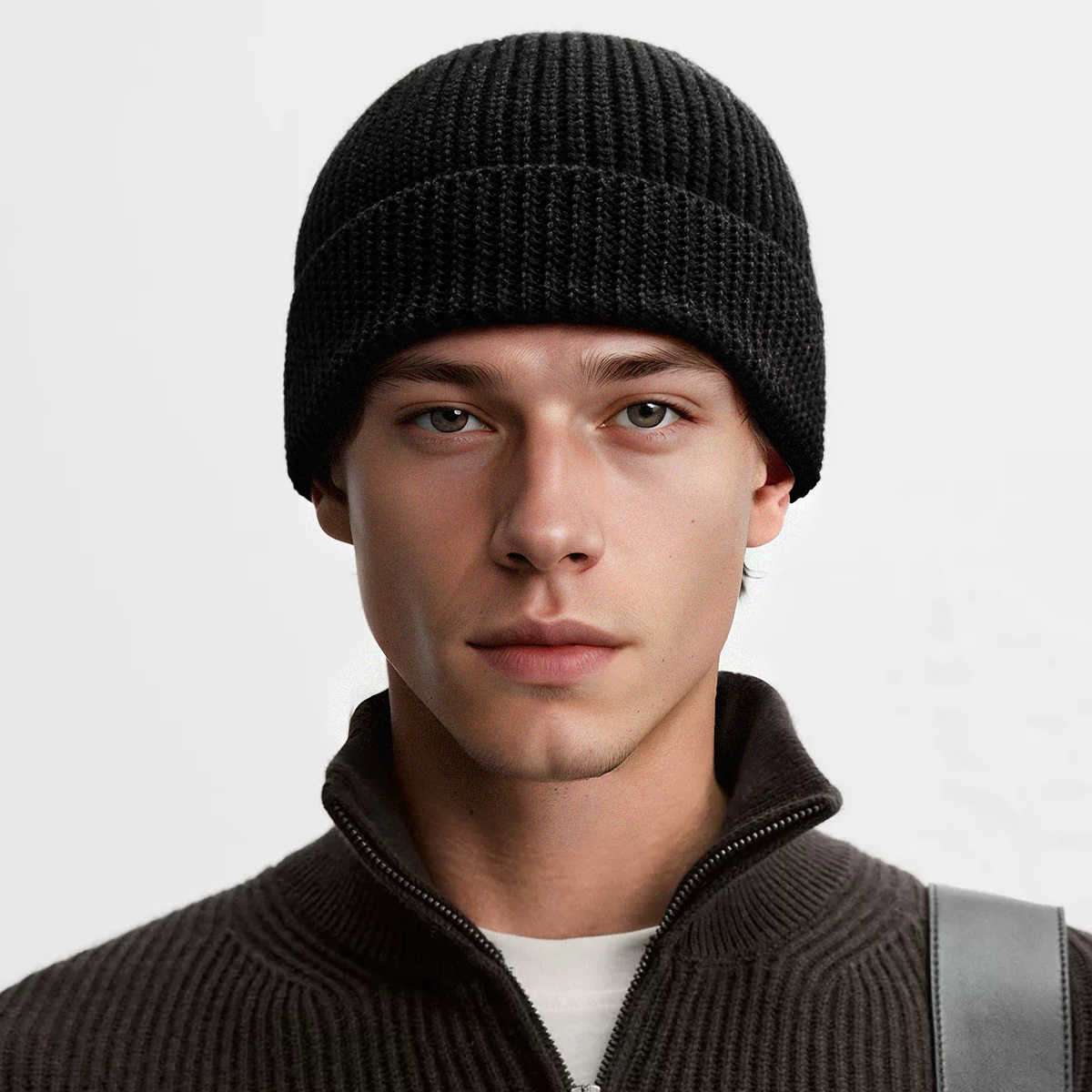 Blacknot Thick Knit Beanie