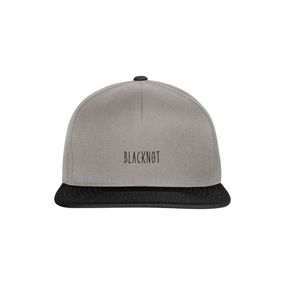 Snapback Cap - graphite/black