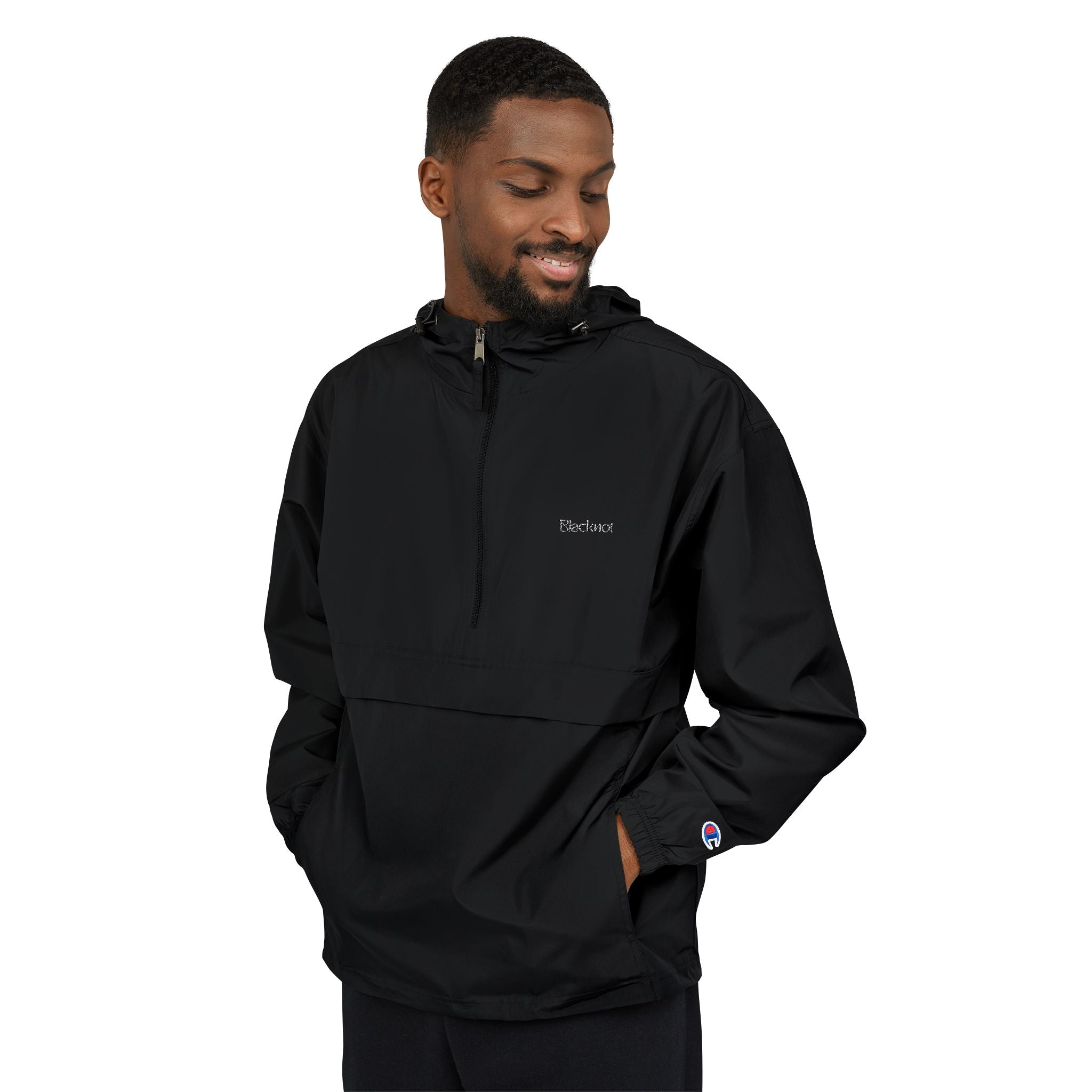 Blacknot Packable Anorak Jacket — Lightweight Windbreake