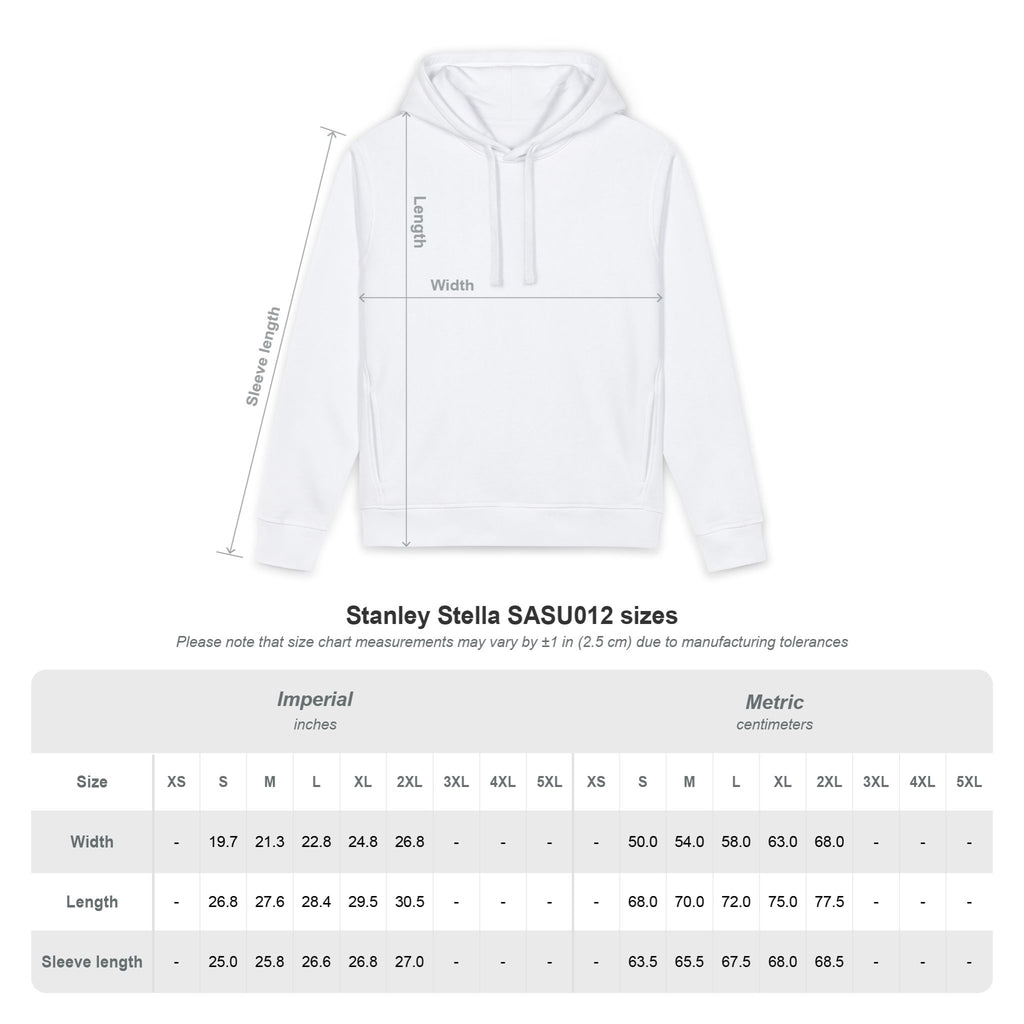 Minimal Black Hoodie — Small Center Script Logo Organic Side-Pocket Sweatshirt