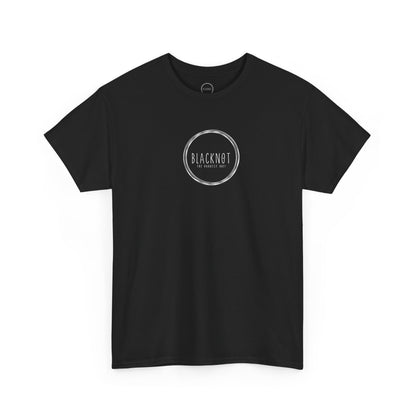 White logo Blacknot tee Heavy Cotton