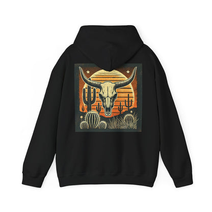 Old School DALL E Heavy Blend™ Hooded Sweatshirt