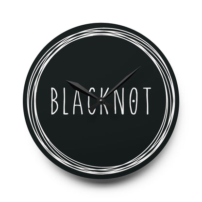 Blacknot Acrylic Wall Clock