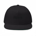 Black cap with 'Sherry hour' text on a white background