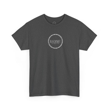 White logo Blacknot tee Heavy Cotton