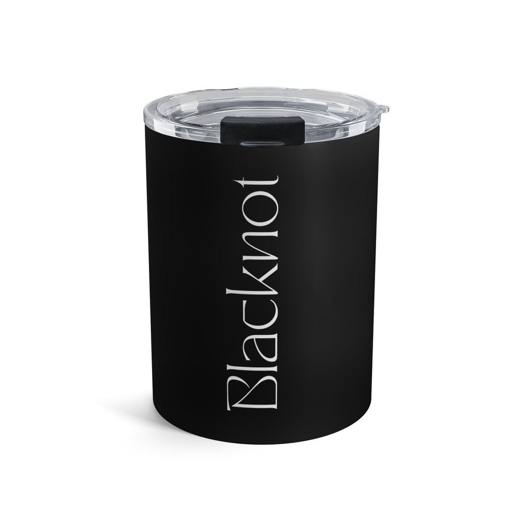 Blacknot 10oz Insulated Tumbler — Matte Black Stainless Steel Travel Cup