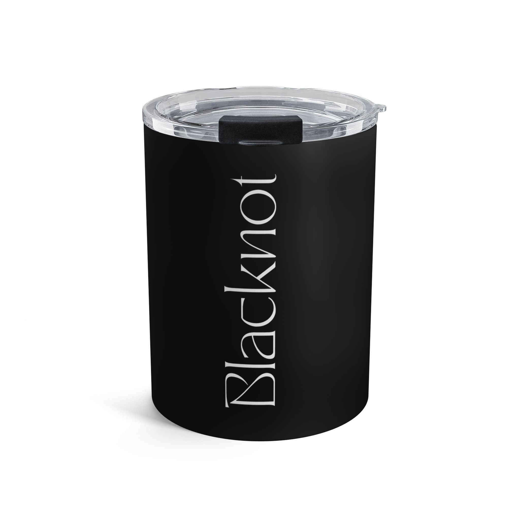 Blacknot 10oz Insulated Tumbler — Matte Black Stainless Steel Travel Cup
