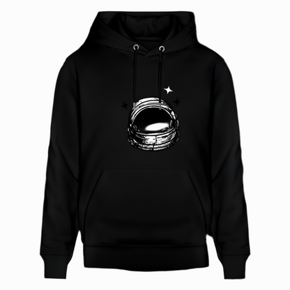 Astronaut Organic Hoodie - black