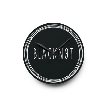 Blacknot Acrylic Wall Clock