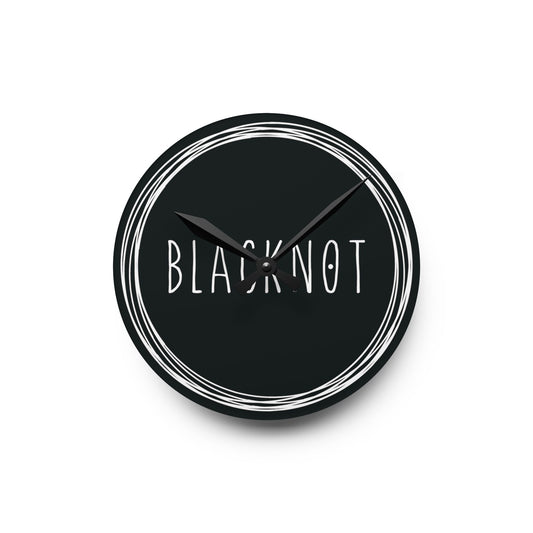 Blacknot Acrylic Wall Clock
