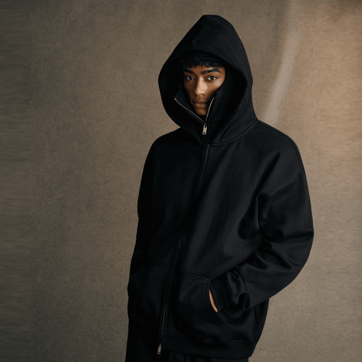 Blacknot Premium Hoodie - Built-In Face Mask