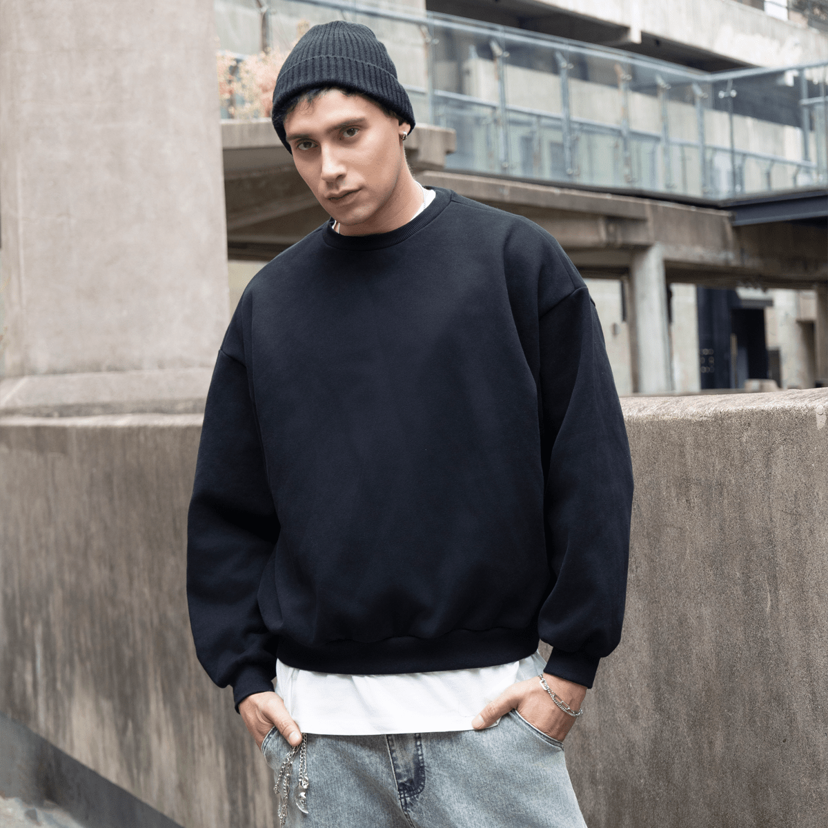 Blacknot Heavyweight Oversized Crewneck Sweatshirt