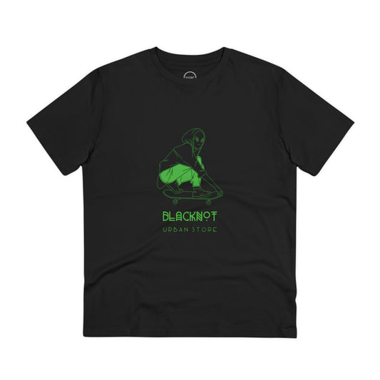 Blacknot Alien Skate Organic Creator T-shirt
