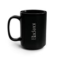 Black 15oz Ceramic Mug — Classic Coffee & Tea Cup