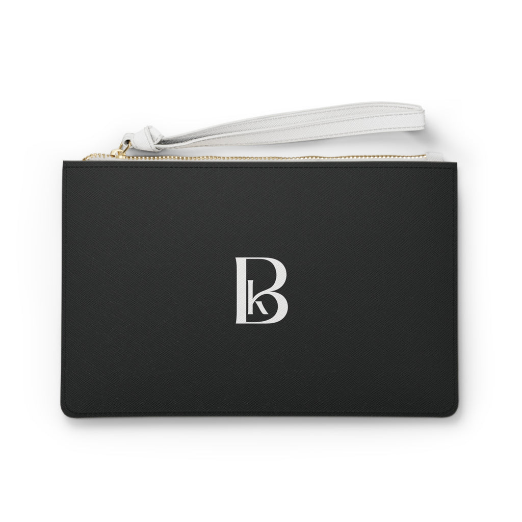 Monogram Blacknot Clutch Bag — Elegant Minimalist Wristlet