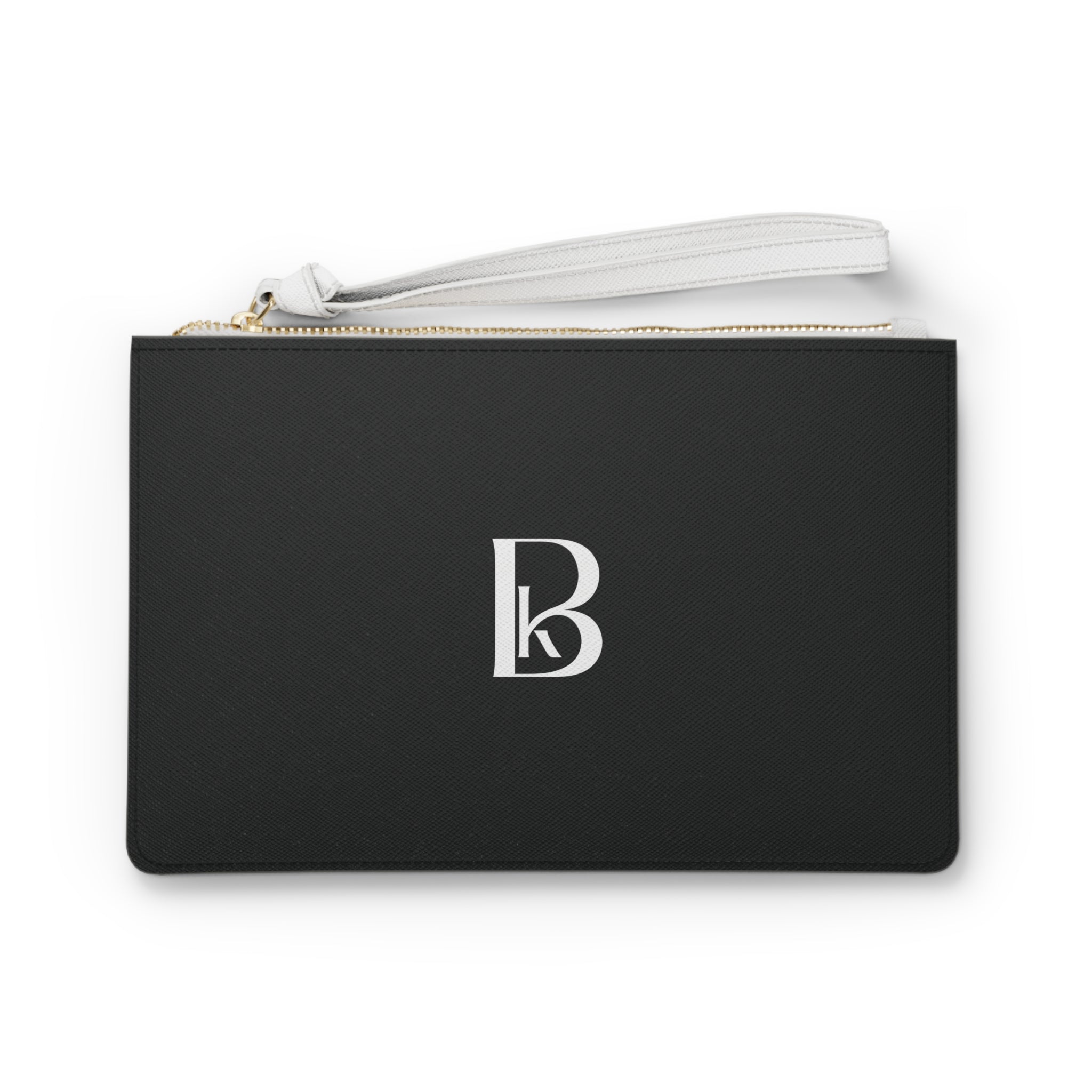 Monogram Blacknot Clutch Bag — Elegant Minimalist Wristlet