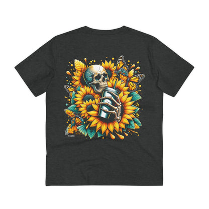 Organic Skull and Sunflowers Creator T-shirt
