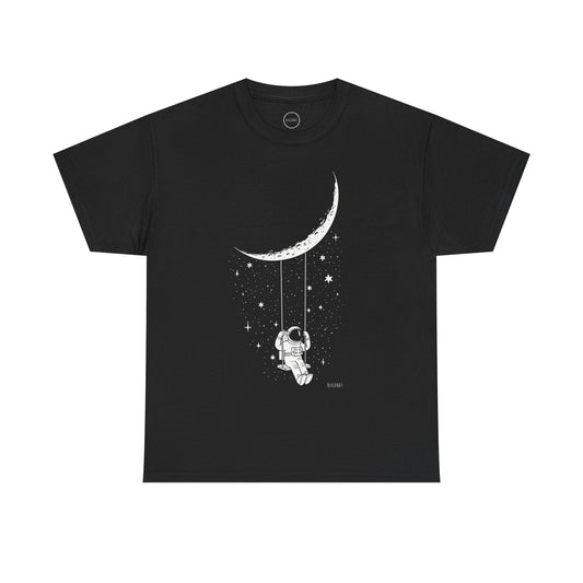 Moon Astronaut Heavy Cotton Tee
