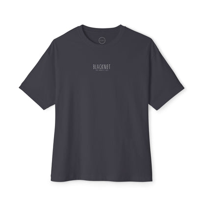 White logo essential Oversized Boxy Tee