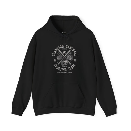 Old School Baseball Heavy Blend™ Hooded Sweatshirt