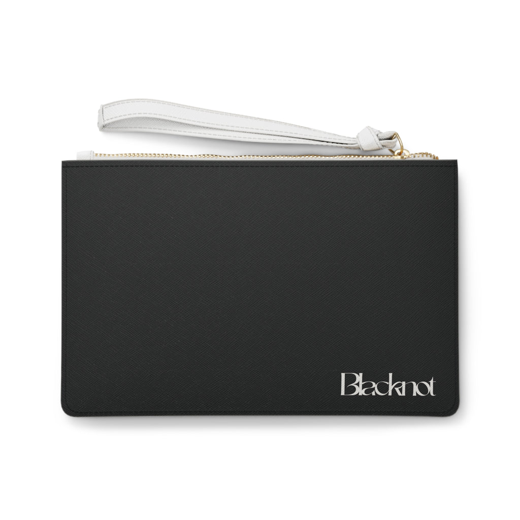 Monogram Blacknot Clutch Bag — Elegant Minimalist Wristlet