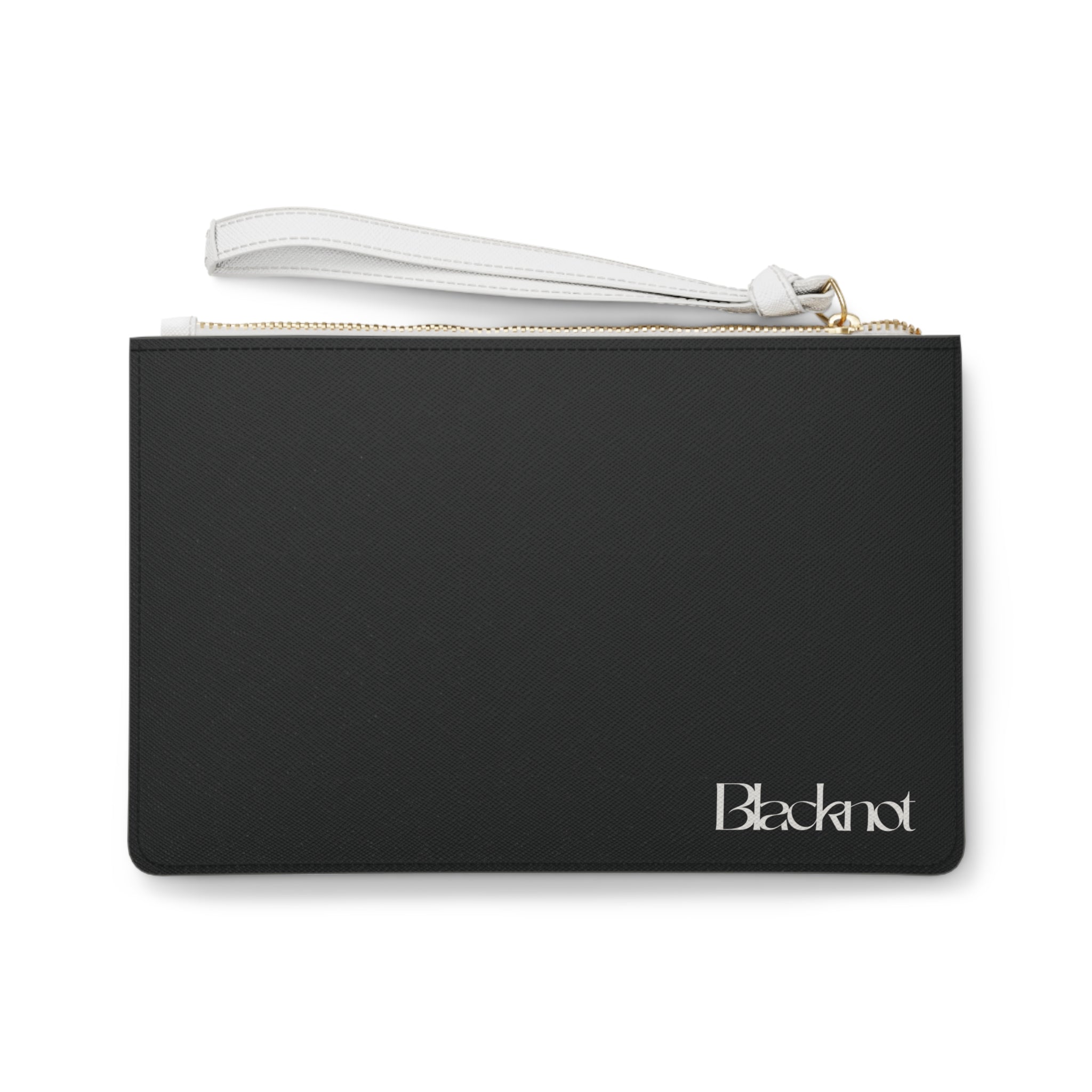Monogram Blacknot Clutch Bag — Elegant Minimalist Wristlet