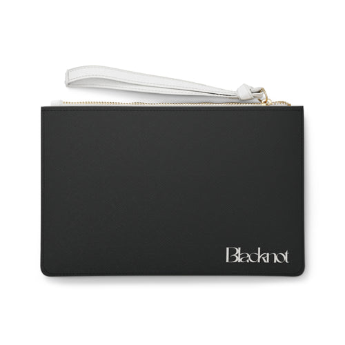 Monogram Blacknot Clutch Bag — Elegant Minimalist Wristlet