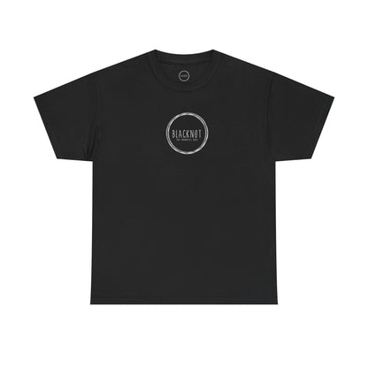White logo Blacknot tee Heavy Cotton