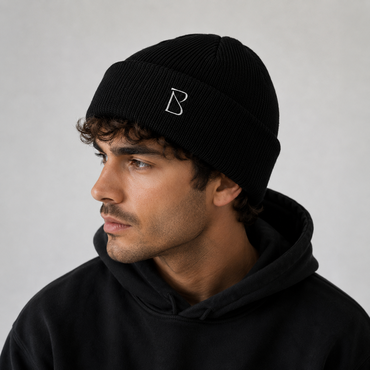 Blacknot Embroidered Cuff Beanie
