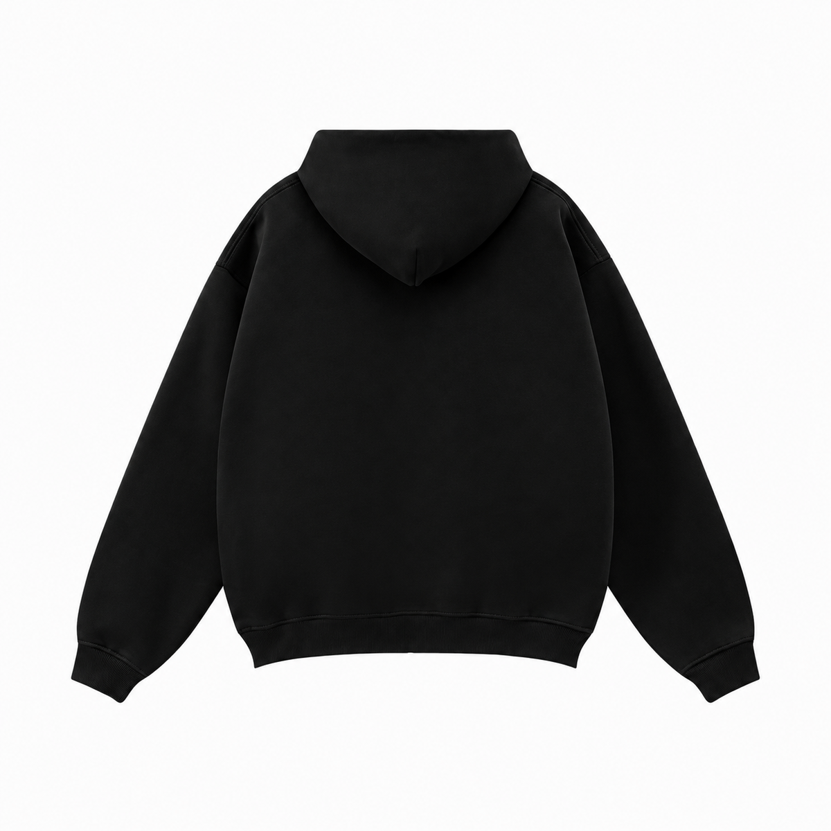 BLACKNOT Leather Label Double Zip Hoodie