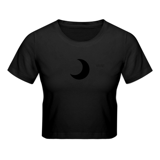 Cropped Blacknot T-Shirt - black