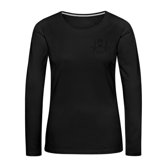 Rock Premium Longsleeve Shirt - black
