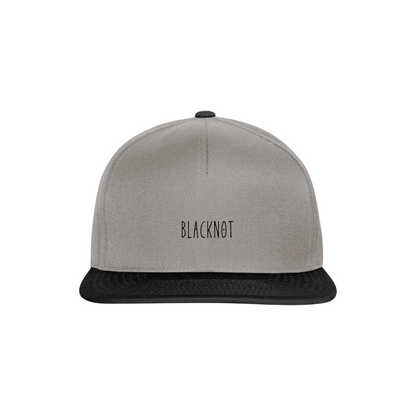 Snapback Cap - graphite/black